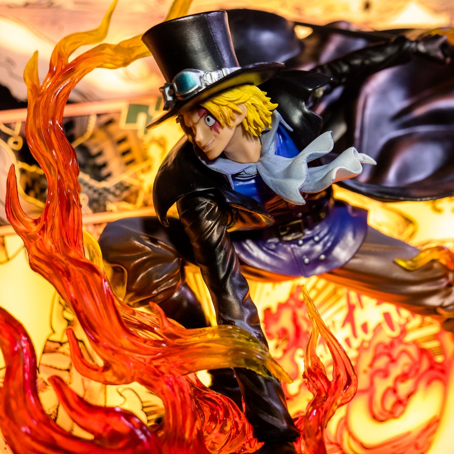 3D Anime Light Painting - Sabo