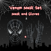 New Year Mask Set: Sam Raimi’s Spider-Man Venom Mask + Gloves Bundle