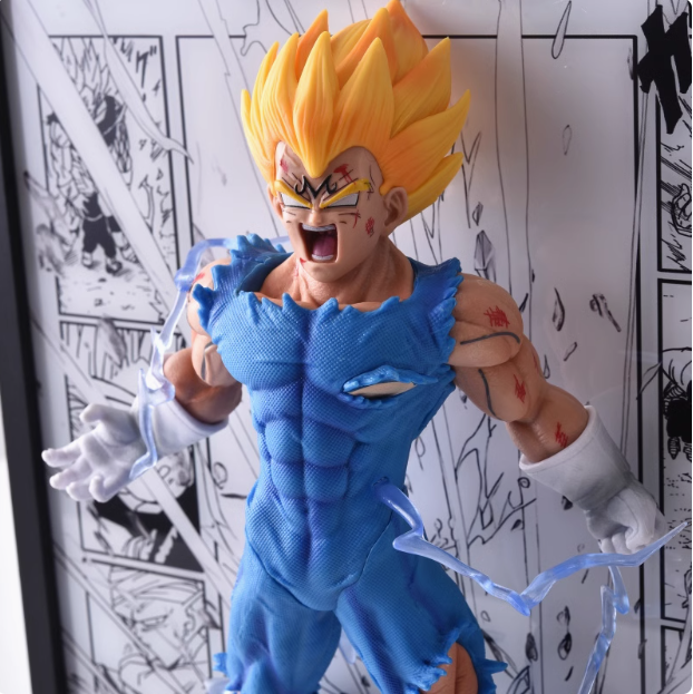 3D Anime Light Painting - Majin Vegeta