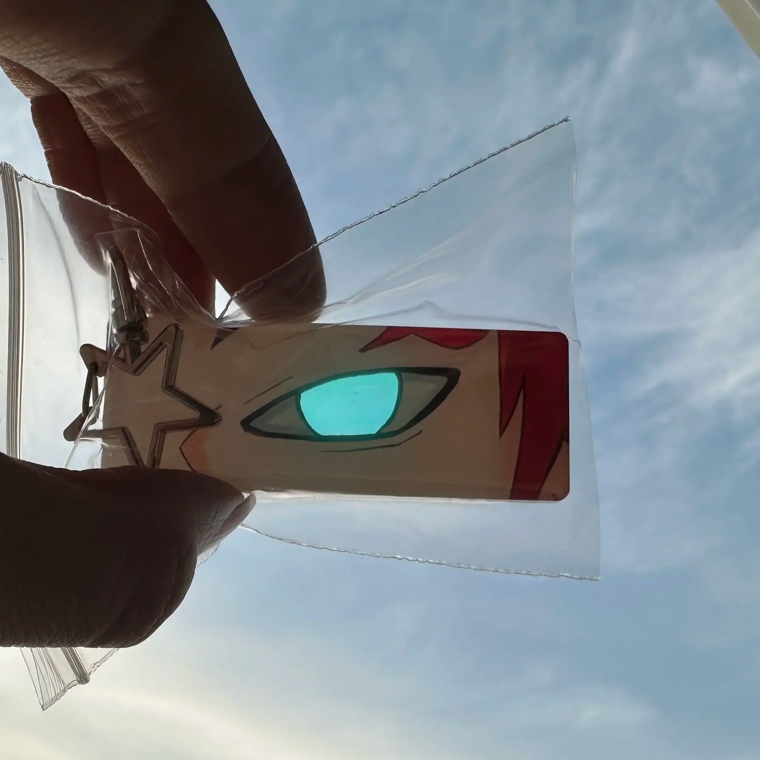 Light Up Eye Keychain - Naruto