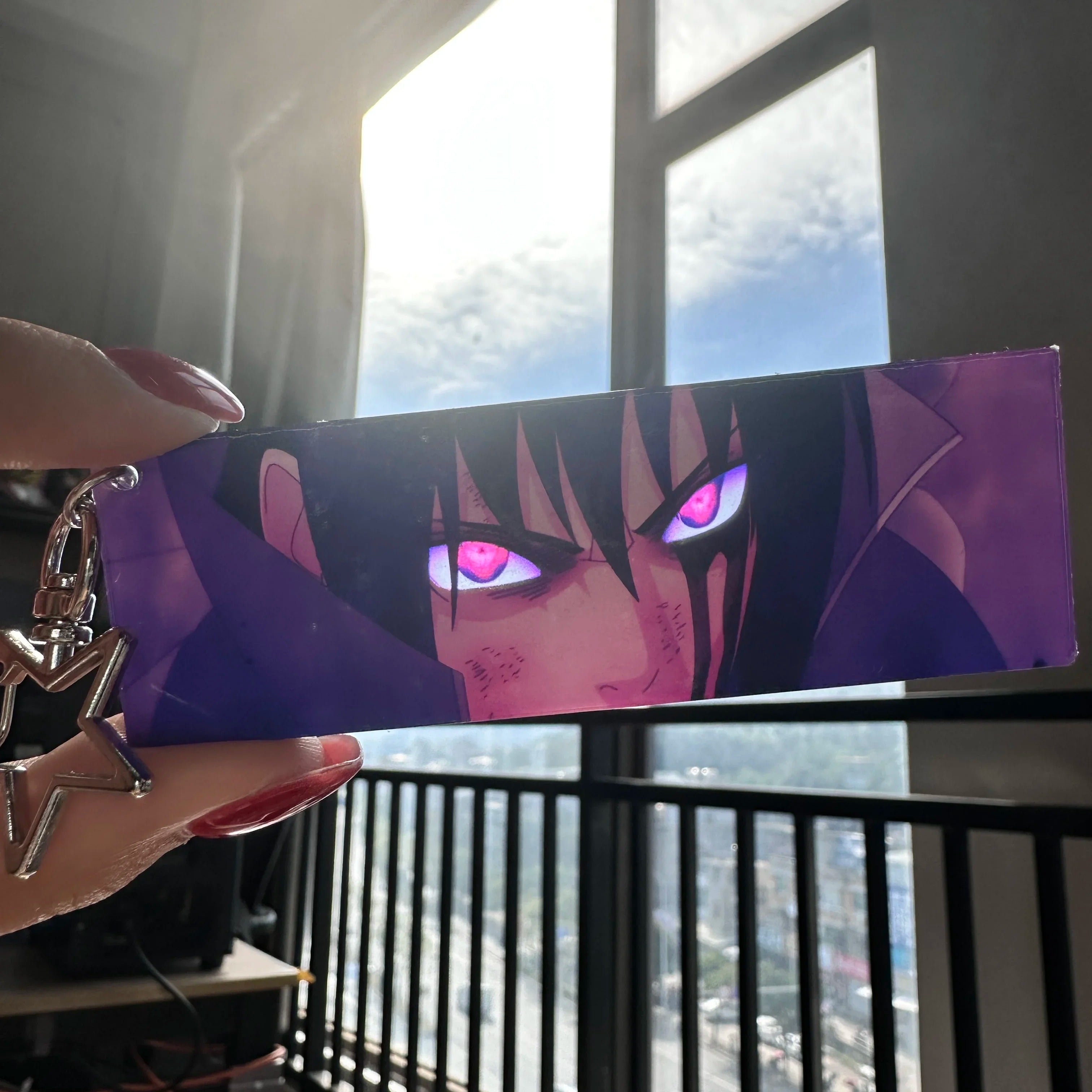 Light Up Gaze Keychain - Naruto