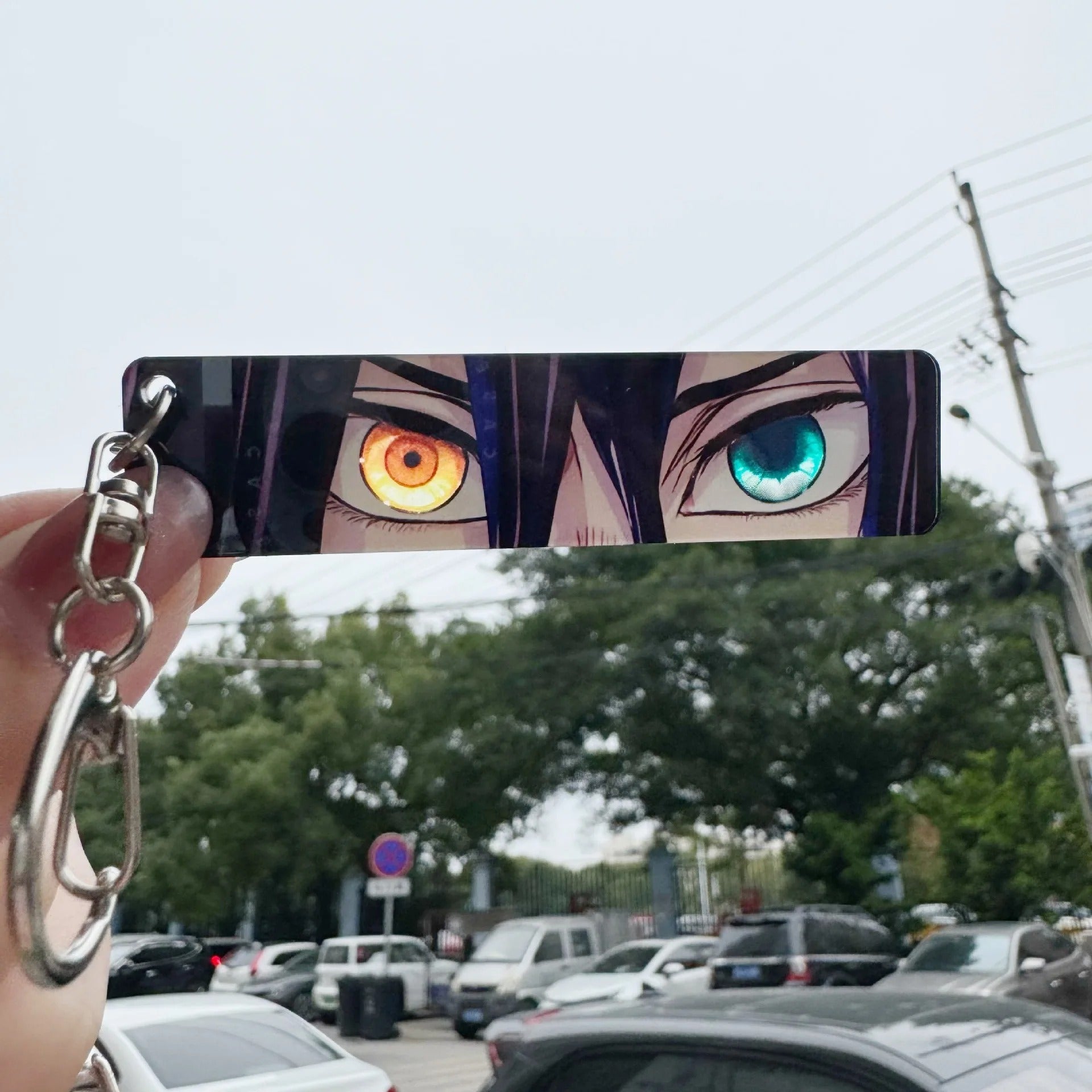 Light Up Gaze Keychain - Demon Slayer