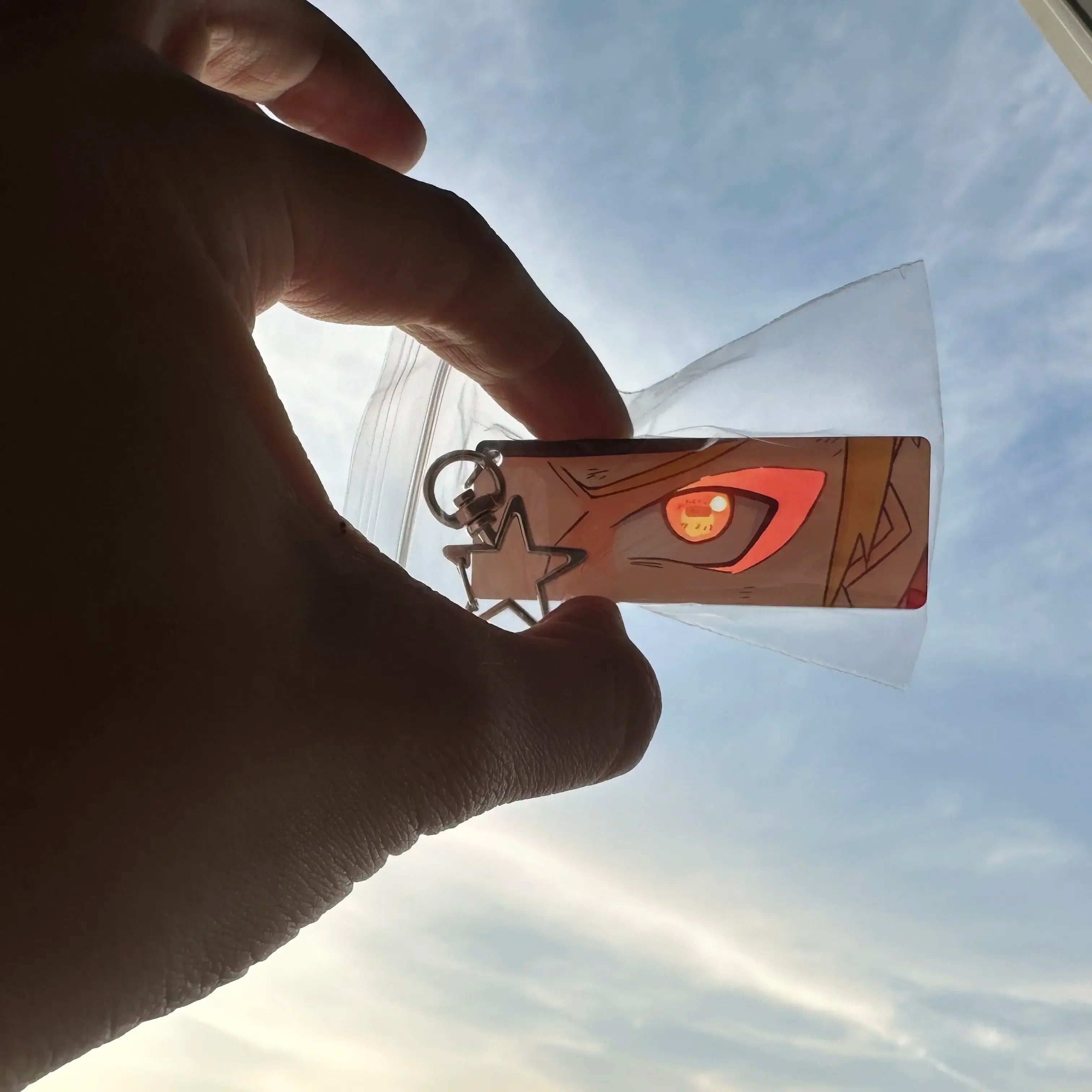 Light Up Eye Keychain - Naruto